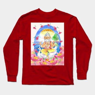 indian god brahma Long Sleeve T-Shirt